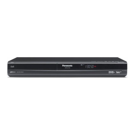 PANASONIC Diga DMR-EX769 Manuals