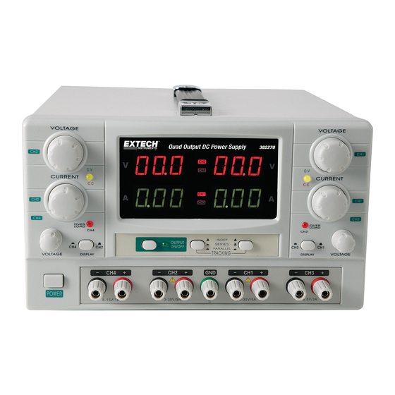 Extech Instruments 382270 User Manual