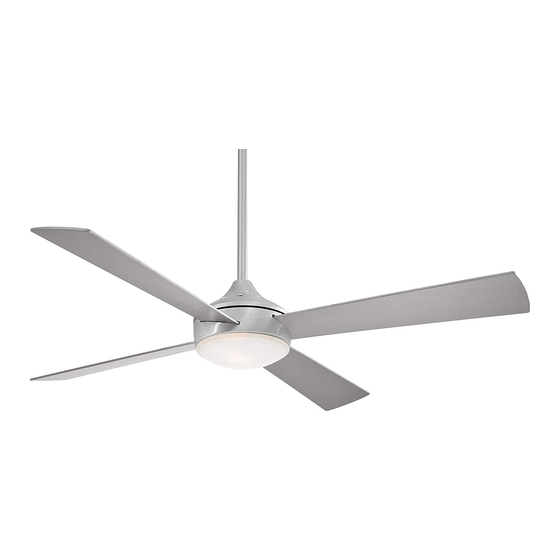 Minka-Aire ALUMA Instruction Manual Warranty Certificate