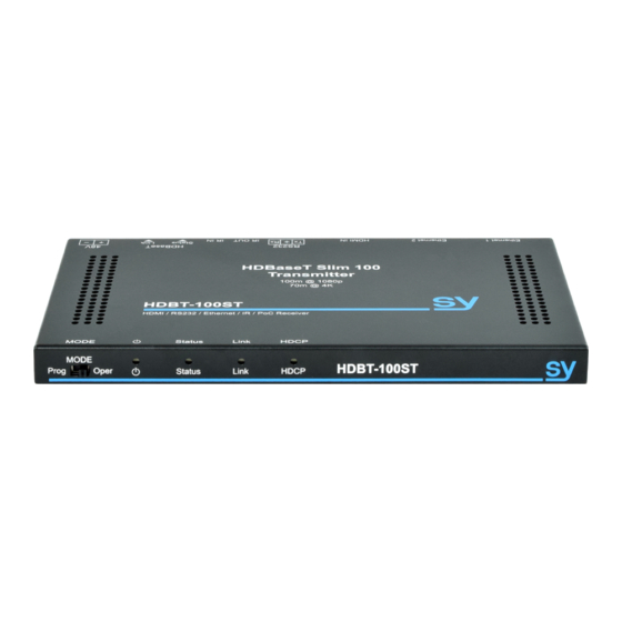 SY -HDBT-SLIM-100S Installation Manual