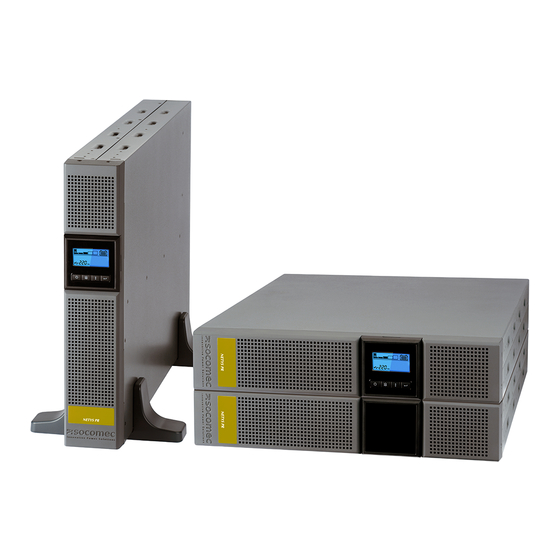socomec NETYS PR-RT Series Quick Start Manual