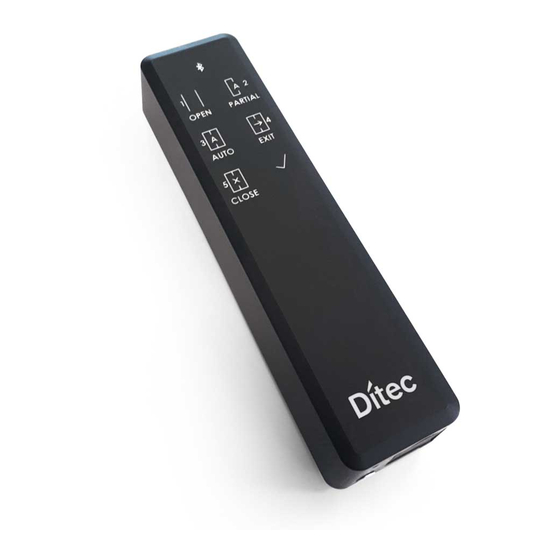 DITEC COM501E Series Installation Manual