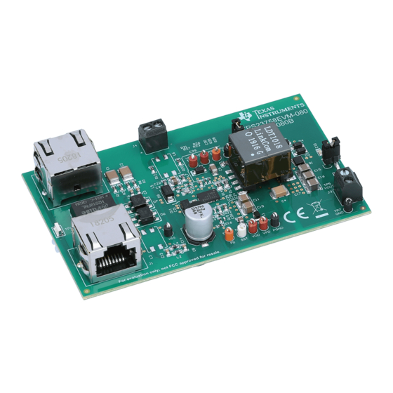 Texas Instruments TPS23758EVM-080 User Manual
