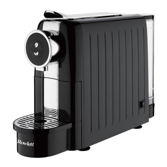User Manuals: Rowlett DE205 Coffee Pod Machine