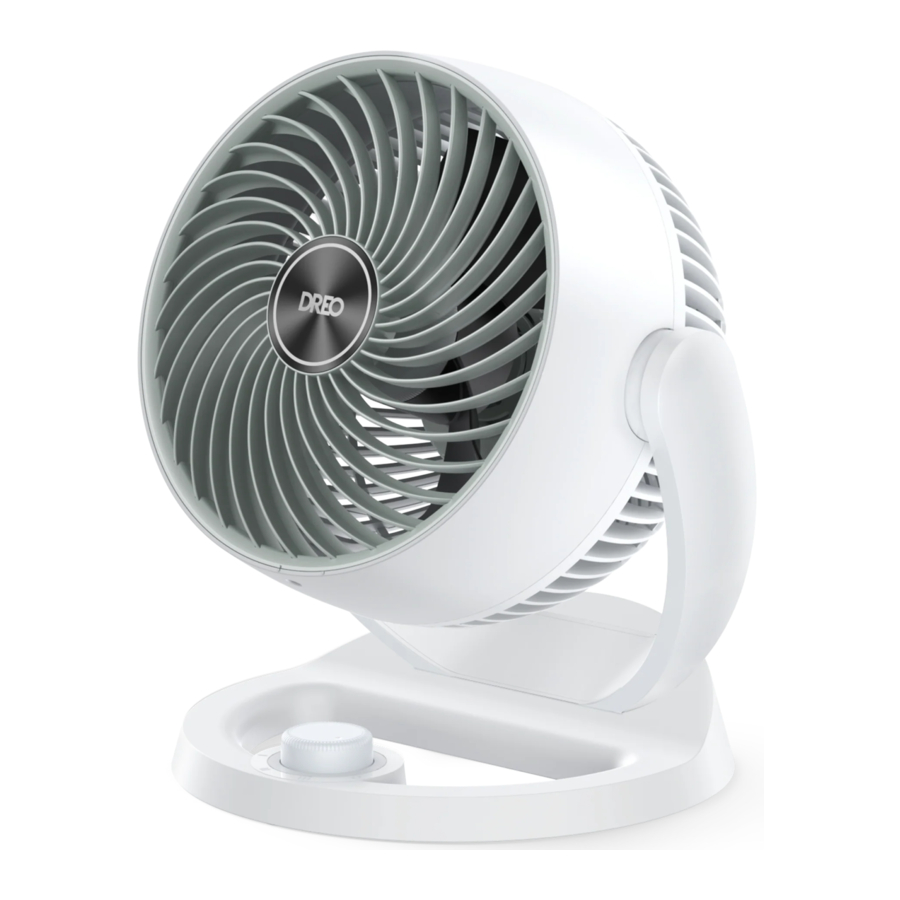 Dreo Fox One Cf312 - Air Circulator Fan Manual 