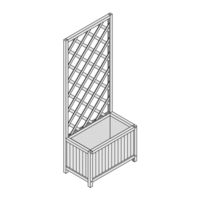 Parkside PLANTER WITH TRELLIS 1175 Instructions For Use Manual