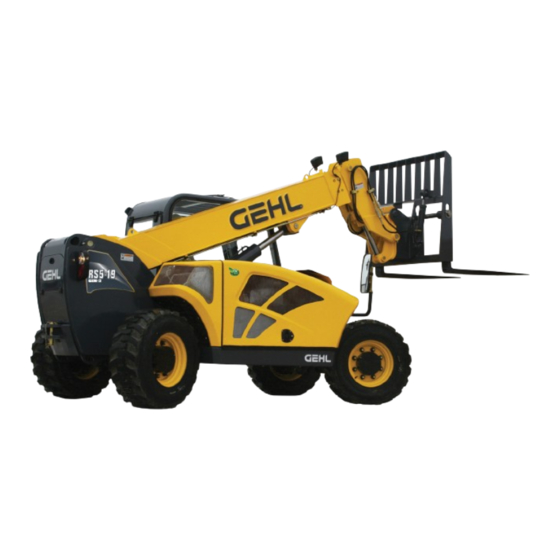 Gehl RS5-19 Operator's Manual