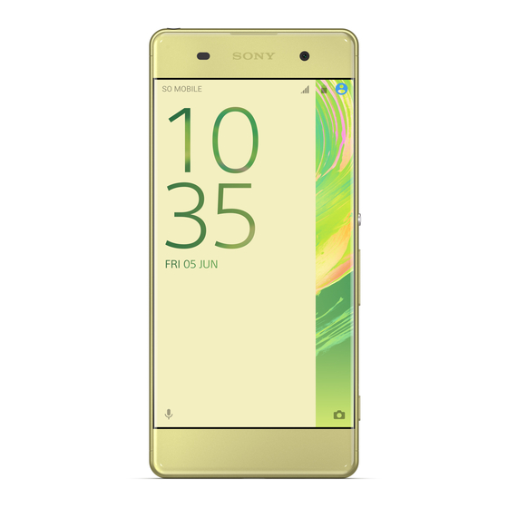 Sony Xperia XA Ultra F3211 User Manual