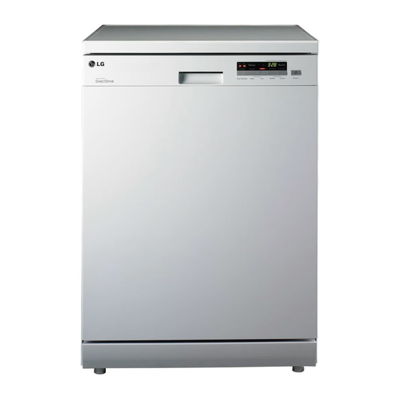 LG D1450WF Dishwasher Manuals