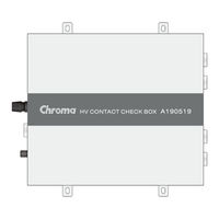 Chroma A190519 Quick Start Manual
