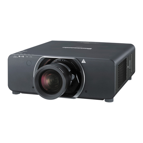 Panasonic PT-DW11KU Service Manual