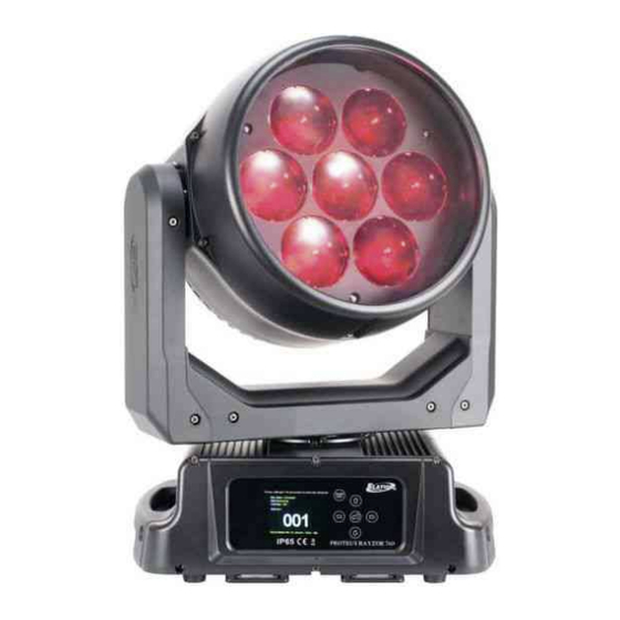 Elation PROTEUS RAYZOR 760 WMG User Manual