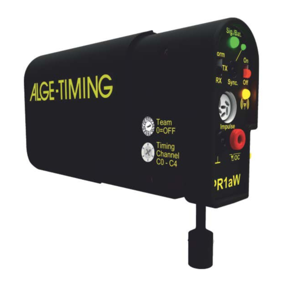 ALGE-Timing Photocell PR1aW Manual