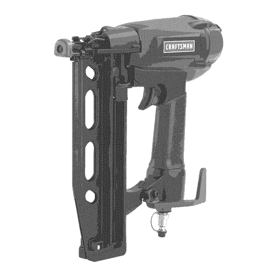 Craftsman 142.18803 Finish Nailer Manuals