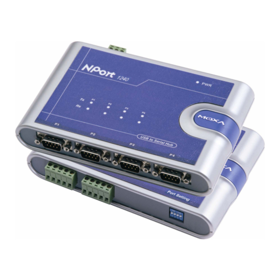 Moxa Technologies NPort 1220 User Manual