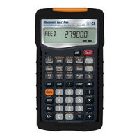 Calculated Industries Machinist Calc Pro 4087 User Manual