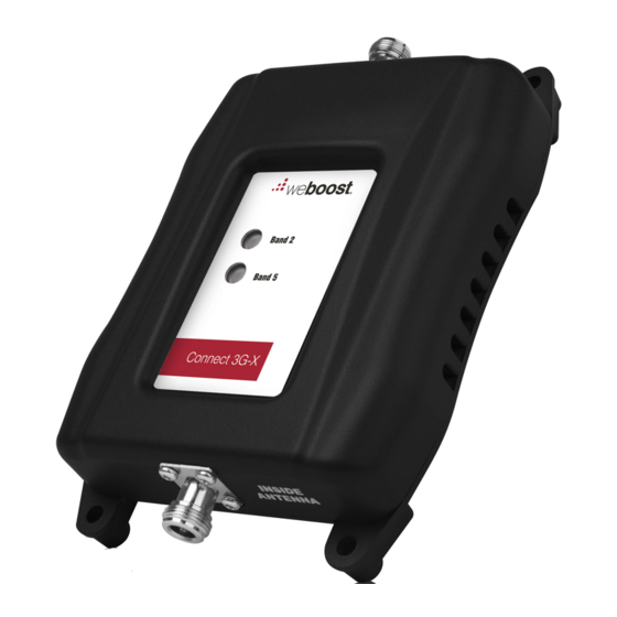weBoost Connect 3G-X Installation Instructions Manual