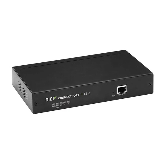 Digi ConnectPort TS 8 MEI Quick Start Manual