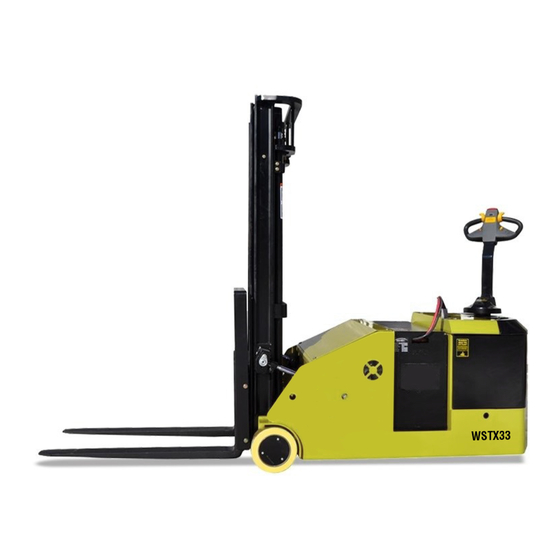 Clark WSTX33 Operator's Manual