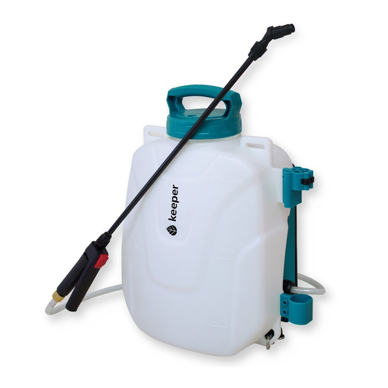 User Manuals: Keeper Forest 10 Hydraulic Sprayer