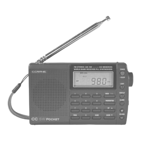C. Crane Radio Instruction Manual
