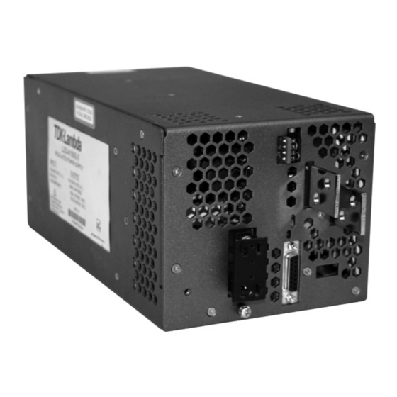 TDK-Lambda IM-LZSA1000-2 Manuals