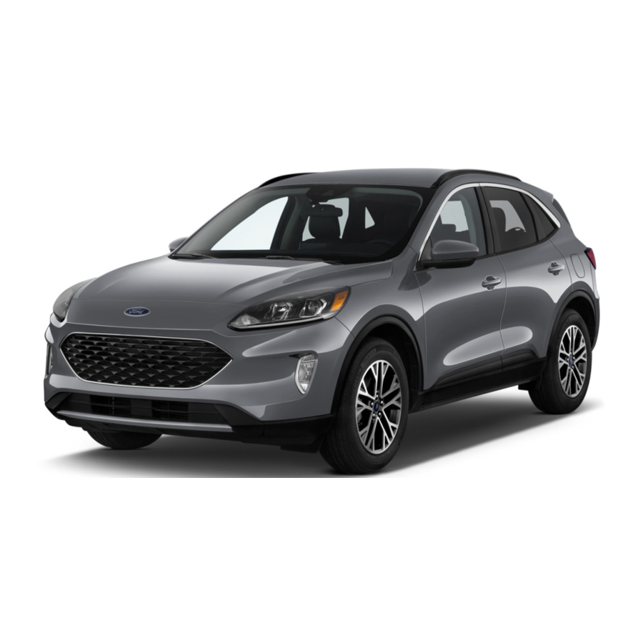 Ford Escape 2021 Manual