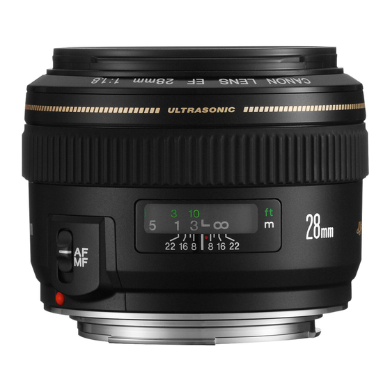 Canon EF 28mm 1:1.8 USM Parts Catalog