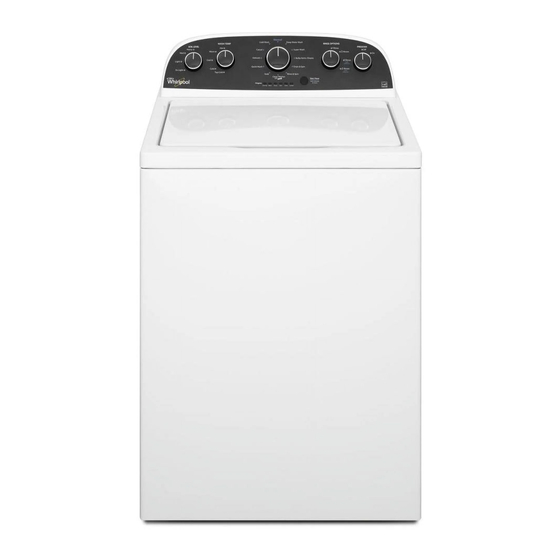 Whirlpool WTW4850BW Use And Care Manual