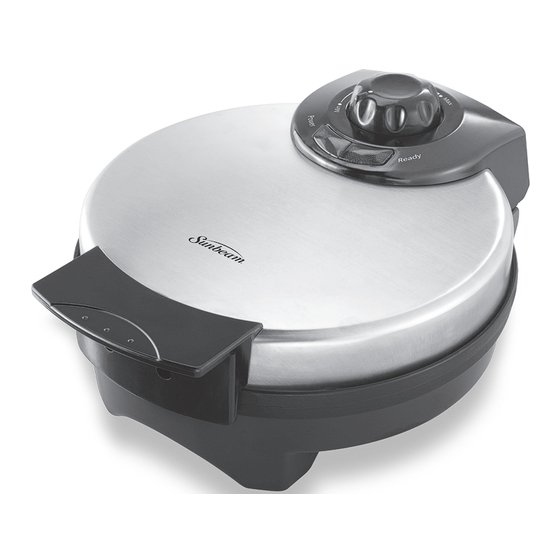 Sunbeam Belgian Waffle Maker User Manual