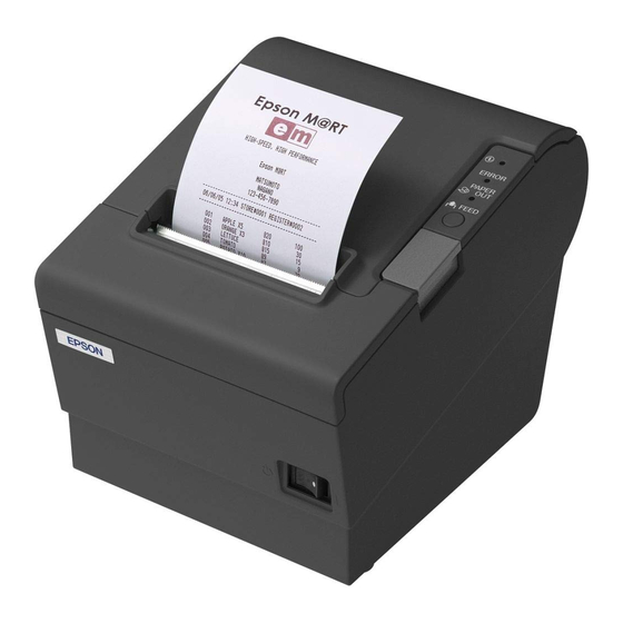 Epson TM-T88IV ReStick Label Printer Manuals