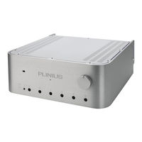 Plinius Integrated Amplifier Hiato Instruction Manual