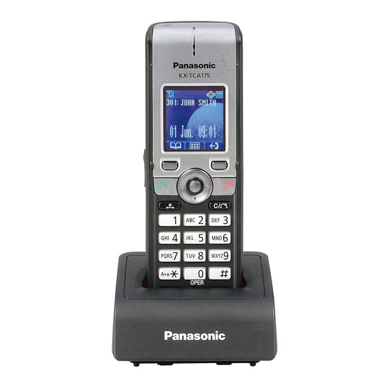 Panasonic KX-TCA175 DECT Cordless Phone Manuals