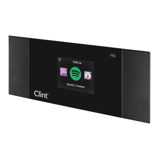 User Manuals: Clint H6 Streaming Adapter