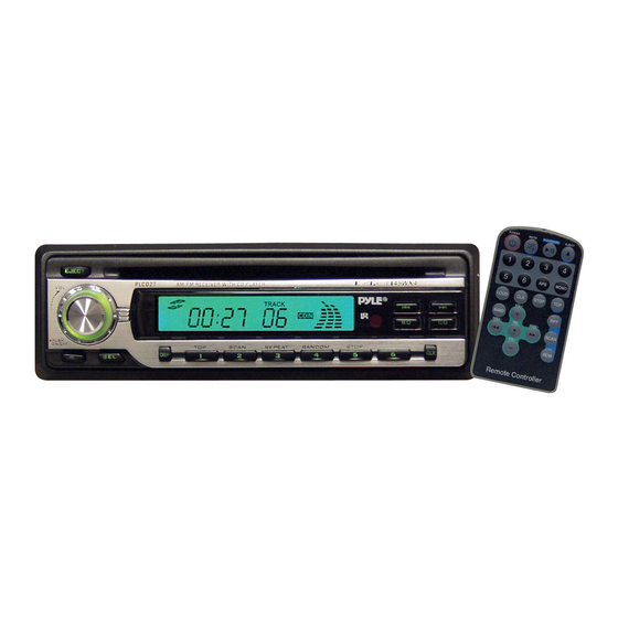 Pyle PLCD27 Car Audio Player Manuals