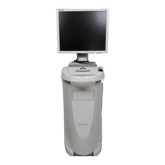 Sirona Cerec AC Operating Instructions Manual