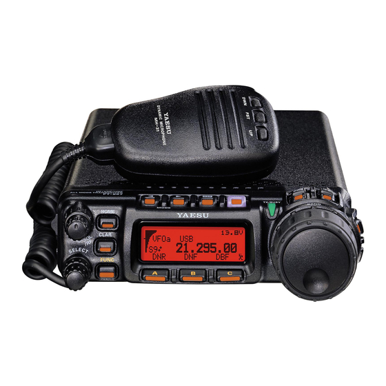 Yaesu FT-857D Programming Manual