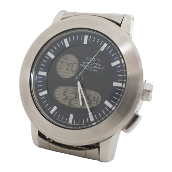 Citizen U010 Abbreviated Instruction