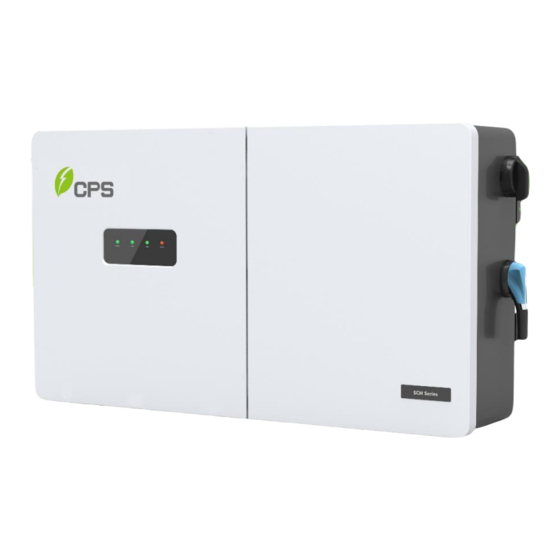 Chint Power CPS SCH Series Installation And Operation Manual
