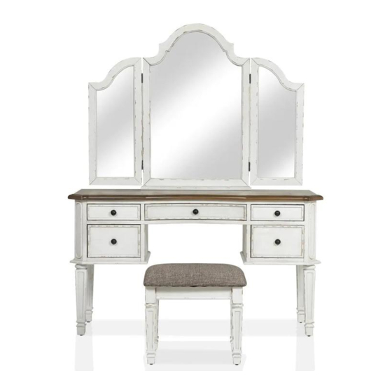 Furniture of America FOA-DK930 Assembly Instructions Manual