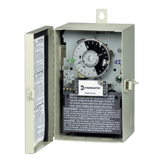 Intermatic V45471CR Installation And Operating Instructions