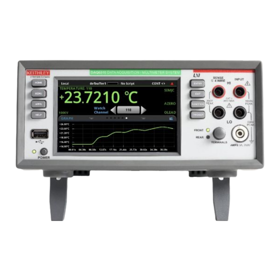 Tektronix KEITHLEY DAQ6510 Calibration Manual