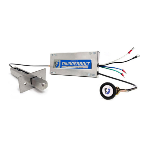 User Manuals: Thunderbolt Van Lock Model 1 Deadbolt Kit
