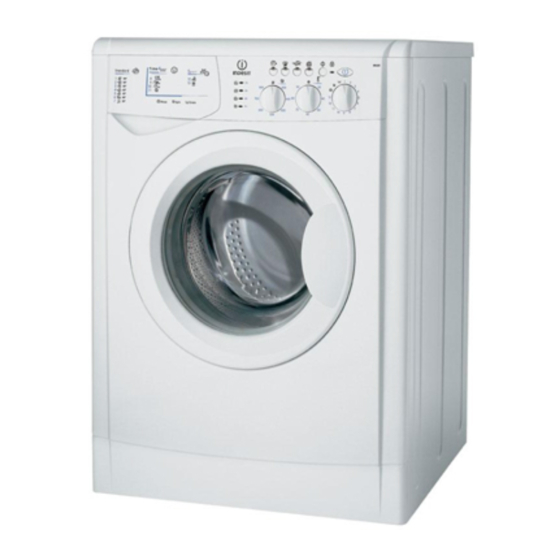 Indesit WIL 85 Instructions For Use Manual