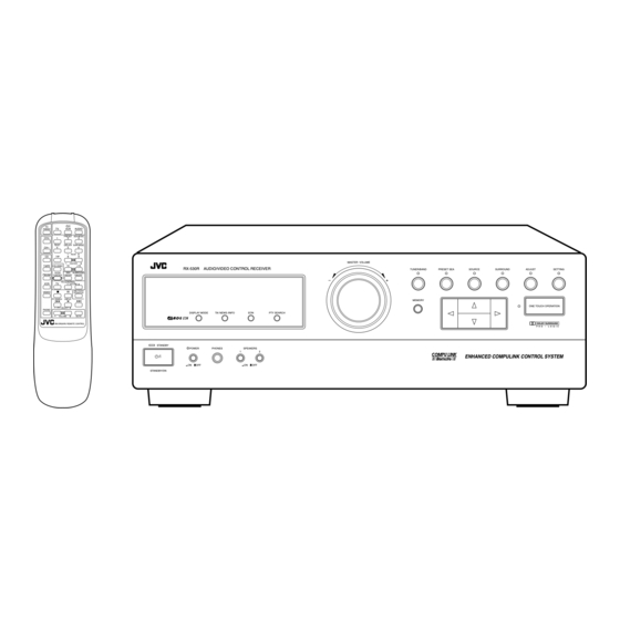 JVC RX-530RBK Instructions Manual