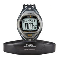 Timex IronMan TRIATHLON Instruction Book