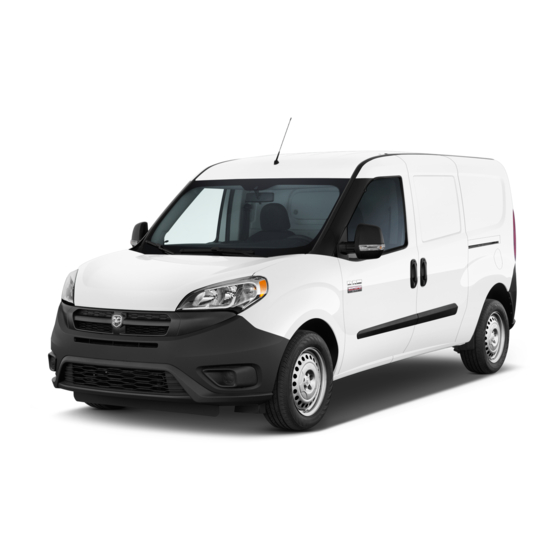 RAM Commercial Promaster City 2016 Owner's Manual