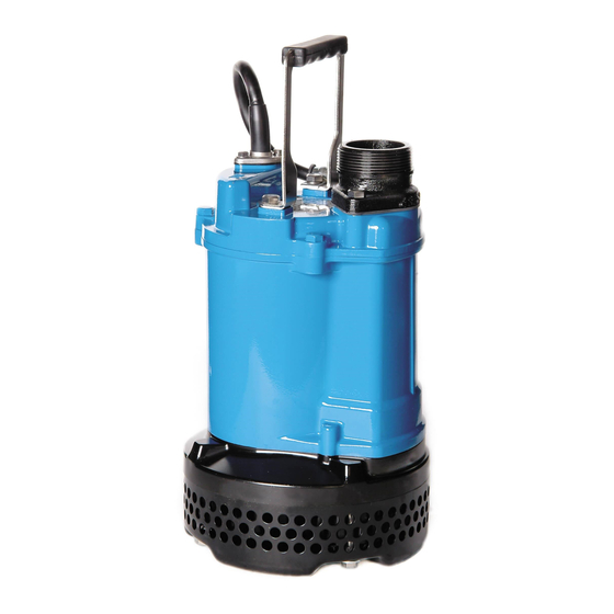Tsurumi Pump KTV Series Operation Manual