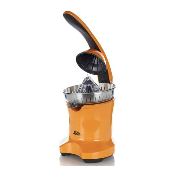 SOLIS CITRUS JUICER PRO User Manual
