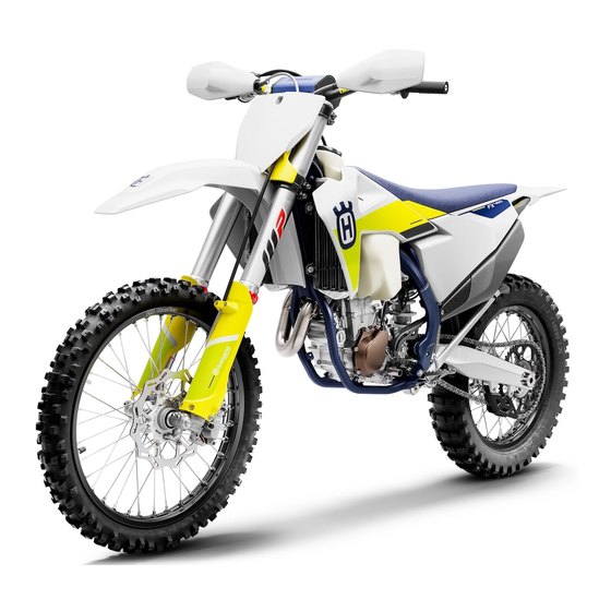 Husqvarna FX 450 2021 Owner's Manual
